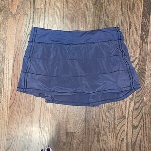 Lululemon Pace Rival gray skirt, 10 regular